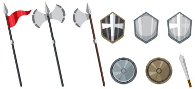 Ortaçağ tarihi nesneler çizimi