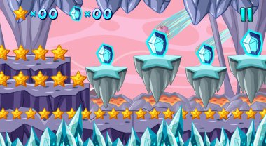 Bir Oyun Şablonu Galaksi Çizimi