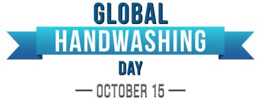 Küresel Yıkama Günü Afiş Tasarımı illüstrasyonu