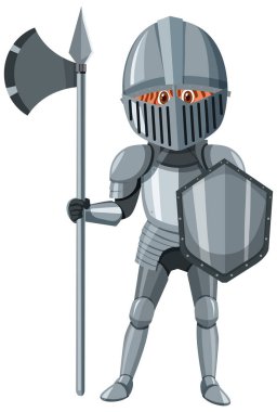 Zırhlı Ortaçağ Şövalyesi.