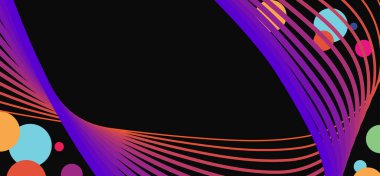 Soyut arka plan tasarım şablonu çizimi