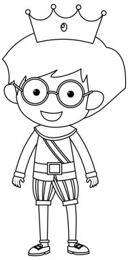 Resim çizimi için şirin prens çizimi.