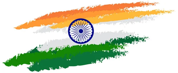 Flaggendesign Des Landes Indien Illustration — Stockvektor