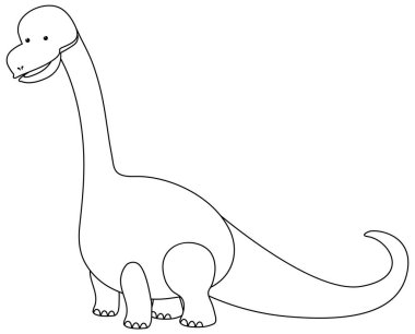 Siyah ve beyaz doodle karakter çizimi