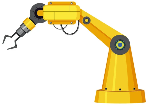 Máquina Robô Robô Braço Mão Ilustração —  Vetores de Stock