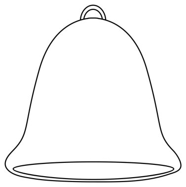 Resim çizimi için çan karalama ana hatları