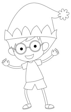 Resim çizimi için çizim yapan bir çocuk