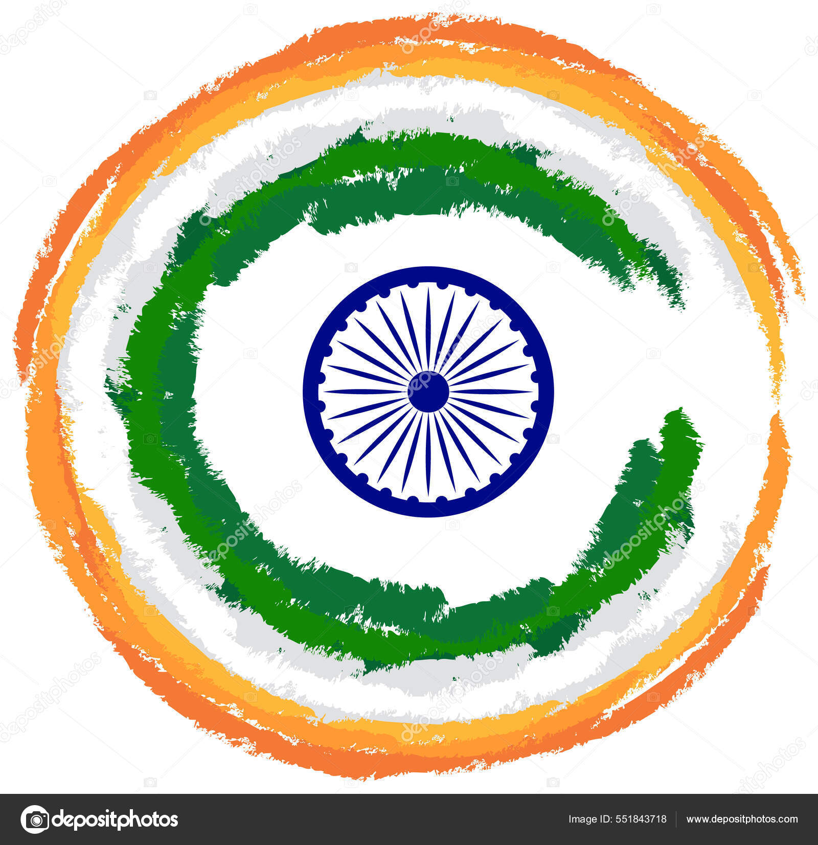 India Flag by WolfGrid, image size:1600x1653