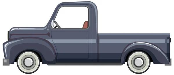 Voiture Camion Classique Illustration Style Dessin Animé — Image vectorielle