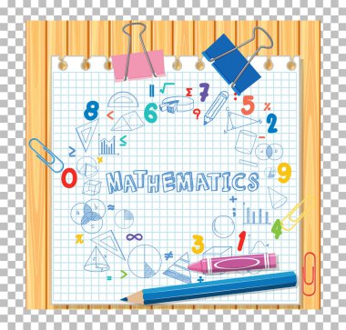 Tahta resimleme üzerinde matematik yazı tipi ile karalama matematik formülü