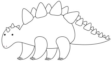 Siyah ve beyaz doodle karakter çizimi