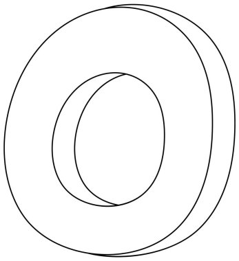 Siyah beyaz karalama karakteri çizimi