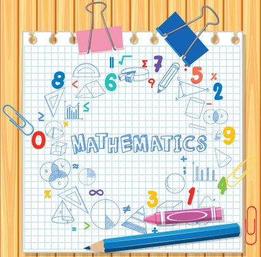 Tahta resimleme üzerinde matematik yazı tipi ile karalama matematik formülü