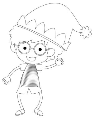 Resim çizimi için çizim yapan bir çocuk