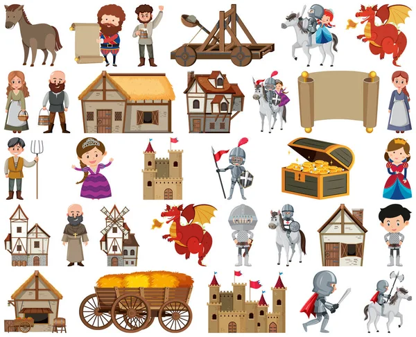 Ortaçağ karakterleri çizimler oluşturur