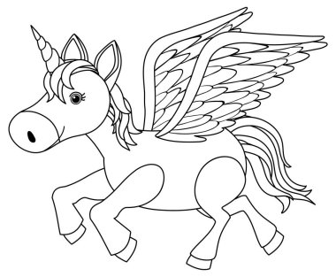 Siyah ve beyaz doodle karakter çizimi