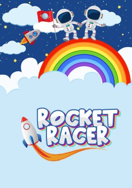 Uzay şablonu resimlemesindeki boşluk ögesi