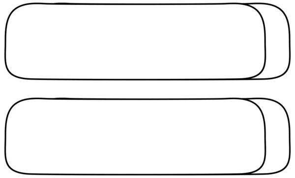 Mathematik Gleich Zeichenkritzelumrissen Für Farbillustration — Stockvektor