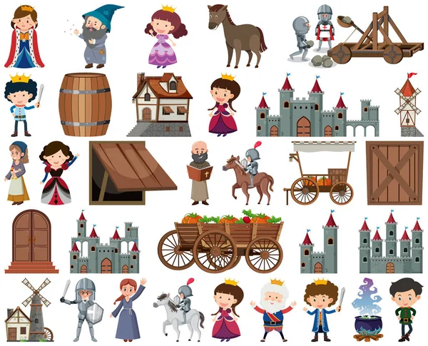 Ortaçağ karakterleri çizimler oluşturur