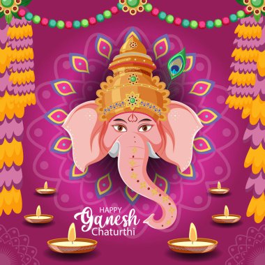 Mutlu Ganesh Chaturthi posterleri