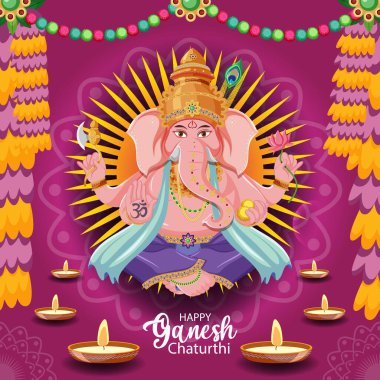 Mutlu Ganesh Chaturthi posterleri