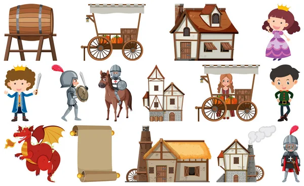 Ortaçağ karakterleri çizimler oluşturur