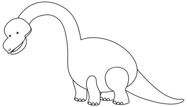 Siyah ve beyaz doodle karakter çizimi