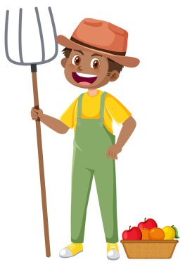 Taze meyve resimli çiftçi