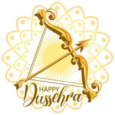 Mutlu Dussehrafestival poster tasarımı çizimi