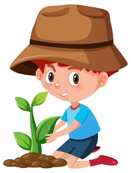Ilustração Para Crianças: O Menino Está Molhando As Plantas Mas Ateou Fogo  Descuidadamente à água à Menina Ilustração Stock - Ilustração de fazenda,  menino: 68358220