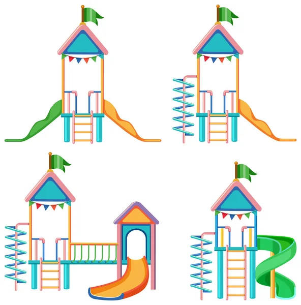 Çocuk resimleri için açık hava oyun alanı slaytı