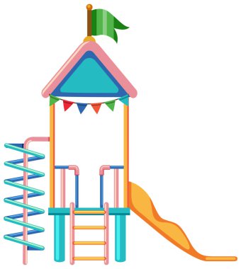 Çocuk resimleri için açık hava oyun alanı slaytı