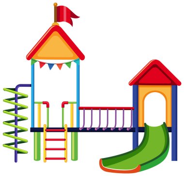 Çocuk resimleri için açık hava oyun alanı slaytı