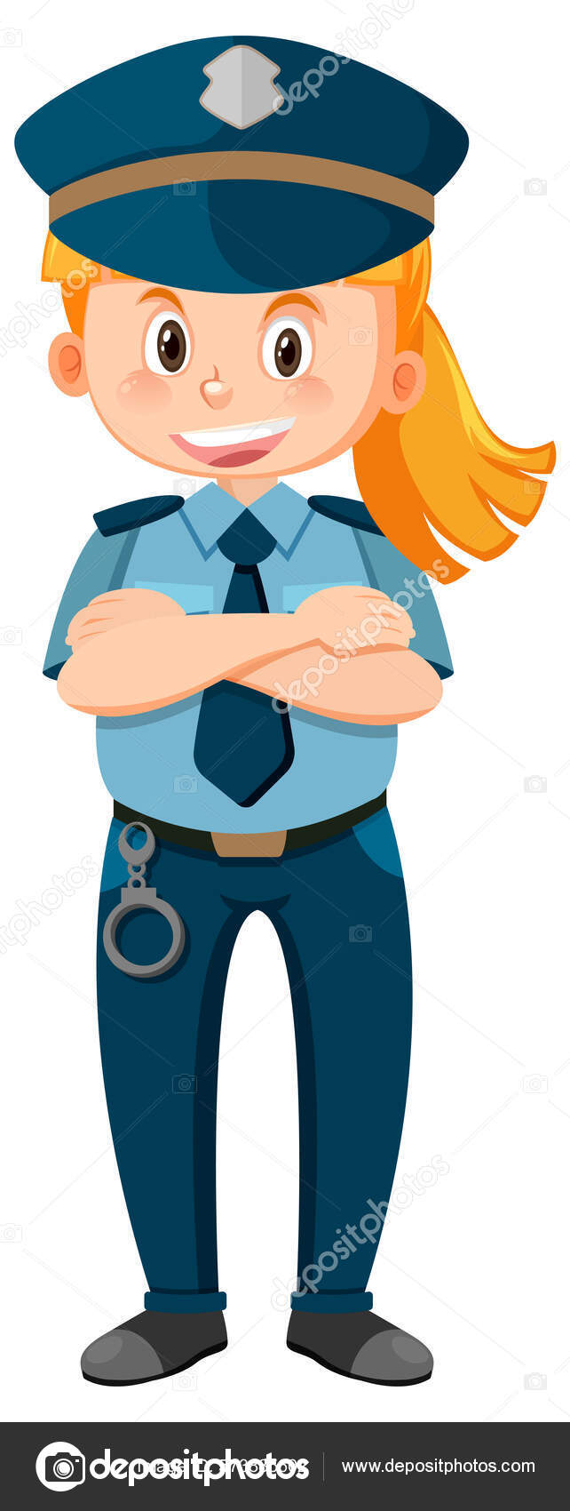Police Officer Cartoon Character White Background Illustration Stock Vector Image by ©brgfx #573885602 Police Officer Cartoon Character White Background Illustration Stock Vector Image by ©brgfx #573885602