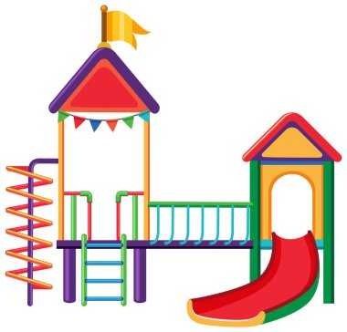 Çocuk resimleri için açık hava oyun alanı slaytı