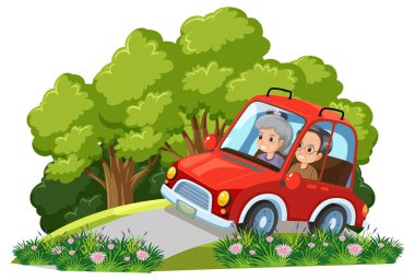 Karikatür çiziminde son sınıf çifti