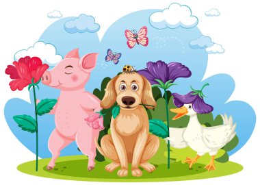 Doğada dost canlısı bir hayvan.