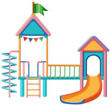 Çocuk resimleri için açık hava oyun alanı slaytı