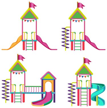 Çocuk resimleri için açık hava oyun alanı slaytı