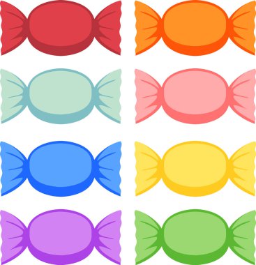 Sweet candy seamless pattern illustration