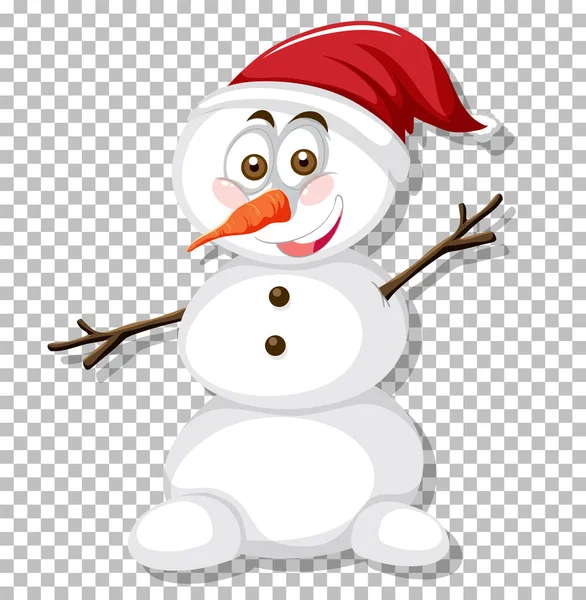 Snowman Grid Background Illustration — Vector de stock