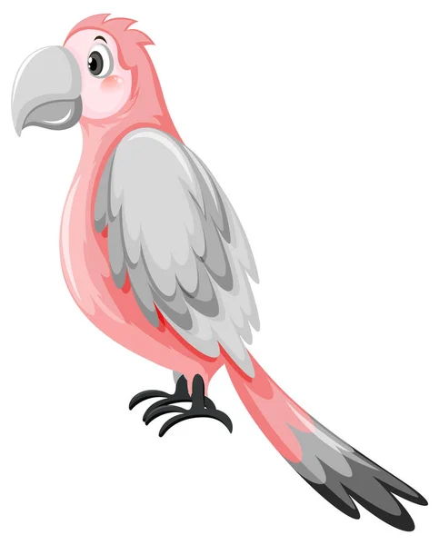 卡通风格插画中的鹦鹉鸟 — 图库矢量图片