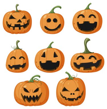 Halloween pumpkin or jack o lantern illustration