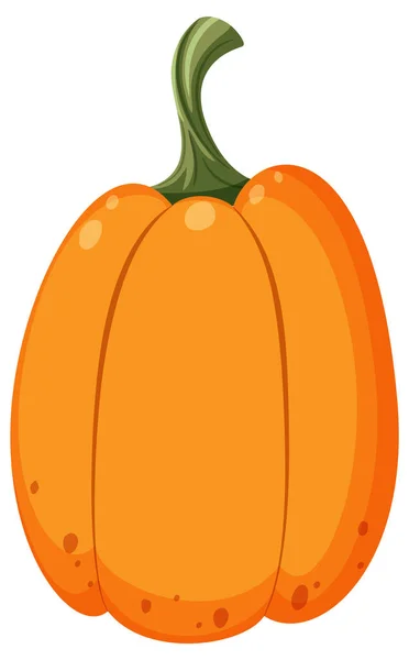 Isolated Pumpkin Cartoon Style Illustration — Vettoriale Stock