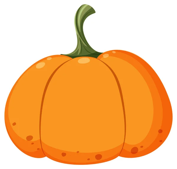 Isolated Pumpkin Cartoon Style Illustration — Stock Vector