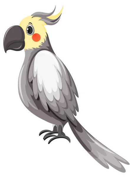 卡通风格插画中的雀鸟 — 图库矢量图片