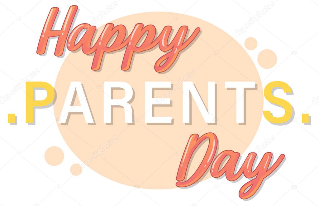 National Parents Day on 25th July illustration