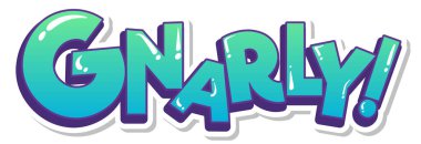 Gnarly izole kelime gösterimi