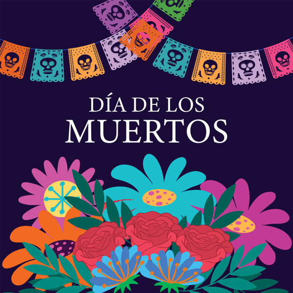 Иллюстрация дизайна плаката Day of the Dead