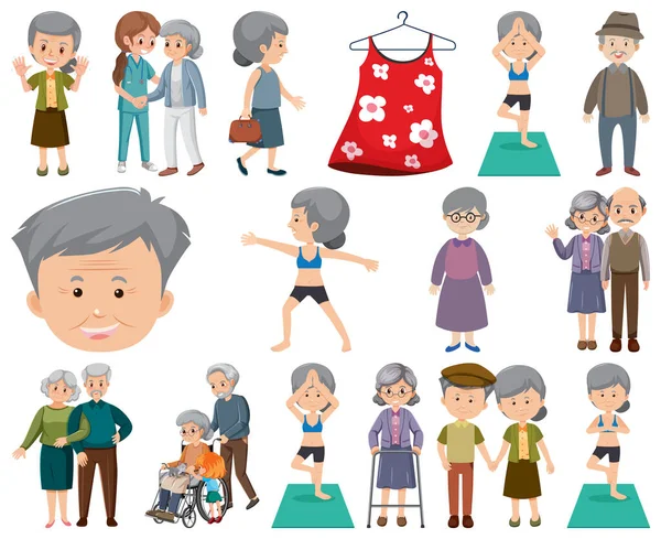 Yaşlıların koleksiyonu resim simgeleri